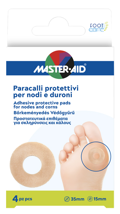 PARACALLI MASTER-AID FOOTCARE NODI E DURONI 4 PEZZI B8 - Farmacia Puddu Baire S.r.l.