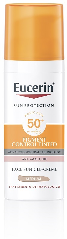 EUCERIN SUN PIGMENT CONTROL TINTED SPF50+ MEDIUM 50 ML - Farmacia Puddu Baire S.r.l.