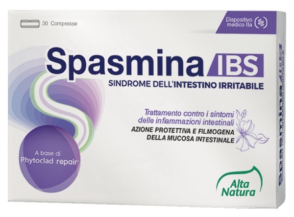 DM SPASMINA IBS 30 COMPRESSE RIVESTITE - Farmacia Puddu Baire S.r.l.