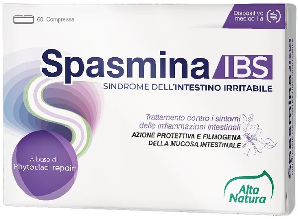 DM SPASMINA IBS 60 COMPRESSE RIVESTITE - Farmacia Puddu Baire S.r.l.
