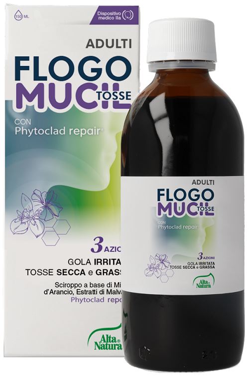DM FLOGOMUCIL TOSSE ADULTI 150 ML - Farmacia Puddu Baire S.r.l.