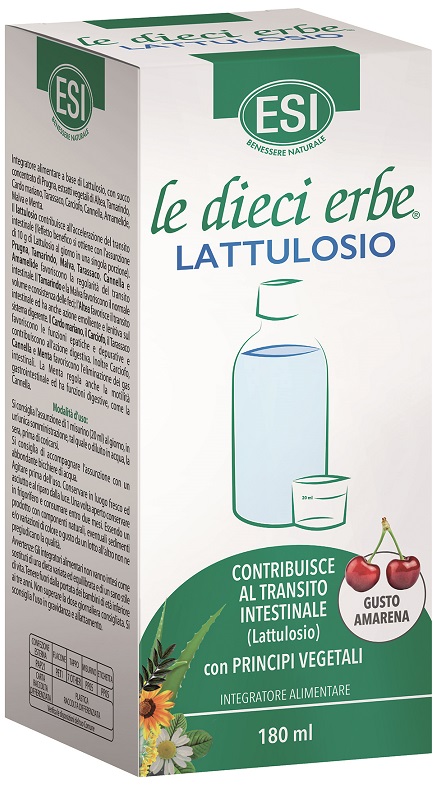 ESI LE DIECI ERBE LATTULOSIO 180 ML - Farmacia Puddu Baire S.r.l.