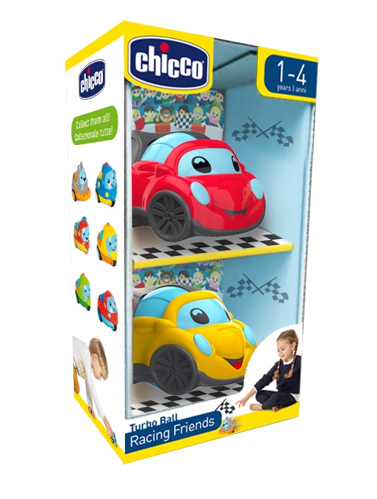 CHICCO GIOCO TURBO BALL - RACING FRIENDS - Farmacia Puddu Baire S.r.l.
