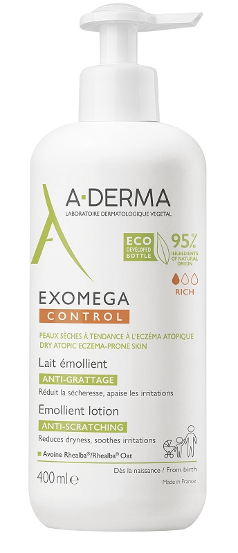 EXOMEGA CONTROL LATTE EMOLLIENTE 400 ML - Farmacia Puddu Baire S.r.l.