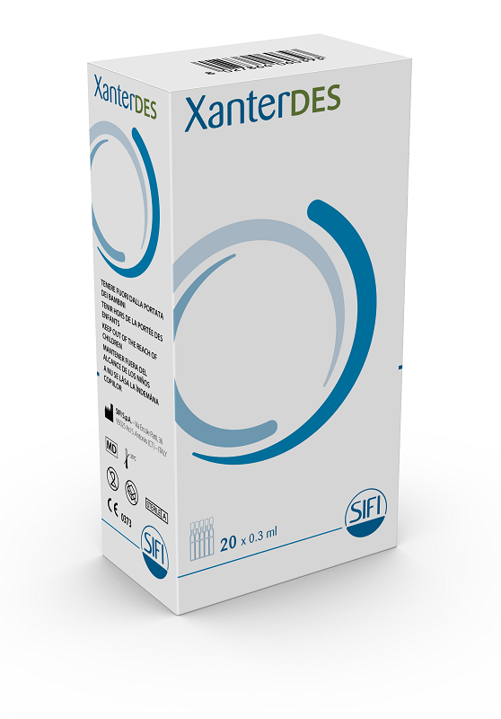 SOLUZIONE OFTALMICA XANTERDES SOLUZIONE 20 PEZZI DA 0,3 ML - Farmacia Puddu Baire S.r.l.