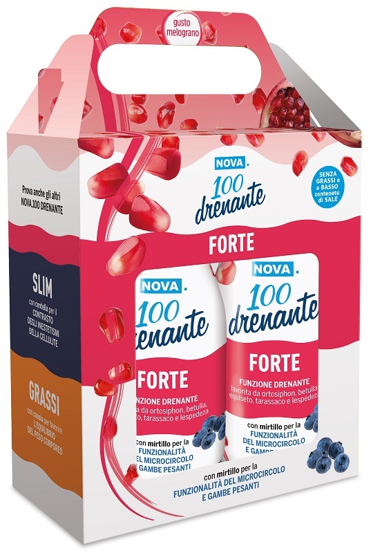 NOVA 100 DRENANTE FORTE MELOGRANO BIPACK 2 X 300 ML - Farmacia Puddu Baire S.r.l.