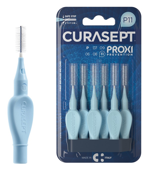 CURASEPT PROXI P11 AZZURRO/LIGHT BLUE 6 PEZZI - Farmacia Puddu Baire S.r.l.