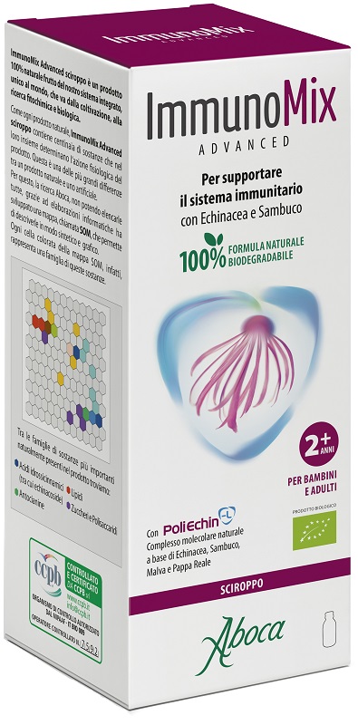 IMMUNOMIX ADVANCED SCIROPPO 210 G - Farmacia Puddu Baire S.r.l.