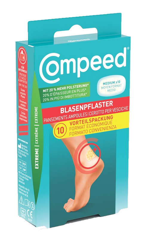 CEROTTI COMPEED PER VESCICHE MEDIO EXTREME 10 PEZZI - Farmacia Puddu Baire S.r.l.