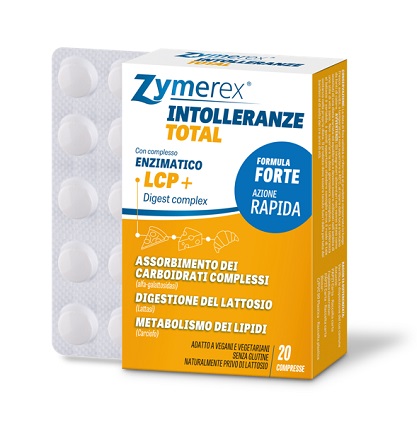 ZYMEREX INTOLLERANZE TOTAL 20 COMPRESSE - Farmacia Puddu Baire S.r.l.