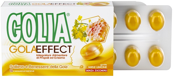 GOLIA GOLA EFFECT BLISTER 16 PEZZI - Farmacia Puddu Baire S.r.l.