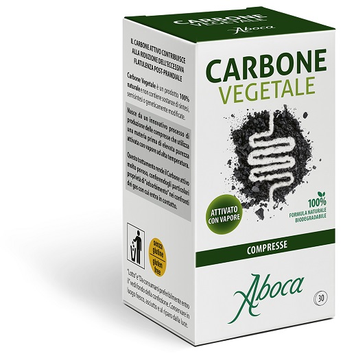 CARBONE VEGETALE 30 COMPRESSE - Farmacia Puddu Baire S.r.l.