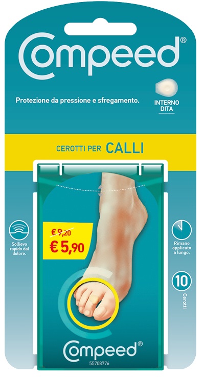 COMPEED CEROTTI PER CALLI MEDIO DITA 10 PEZZI - Farmacia Puddu Baire S.r.l.