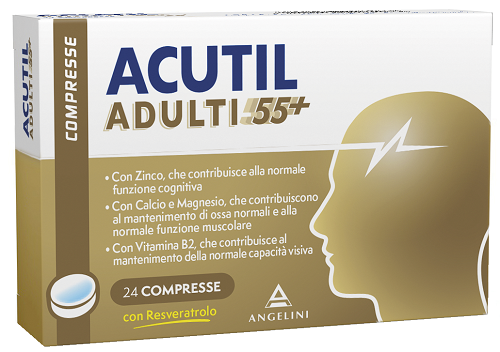 ACUTIL ADULTI 55+ 24 COMPRESSE IT - Farmacia Puddu Baire S.r.l.