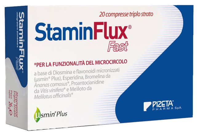 STAMINFLUX FAST 20 COMPRESSE - Farmacia Puddu Baire S.r.l.