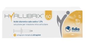 SIRINGA INTRA-ARTICOLARE HYALUBRIX 60 ACIDO IALURONICO 1,5% 60 MG 4 ML - Farmacia Puddu Baire S.r.l.