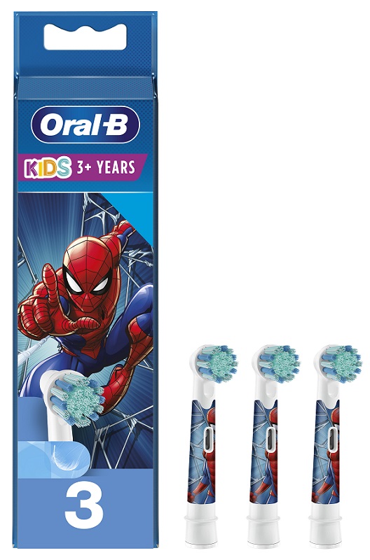 ORALB TESTINE RICAMBIO SPAZZOLINO KITDS 3+ ANNI 3 PEZZI - Farmacia Puddu Baire S.r.l.