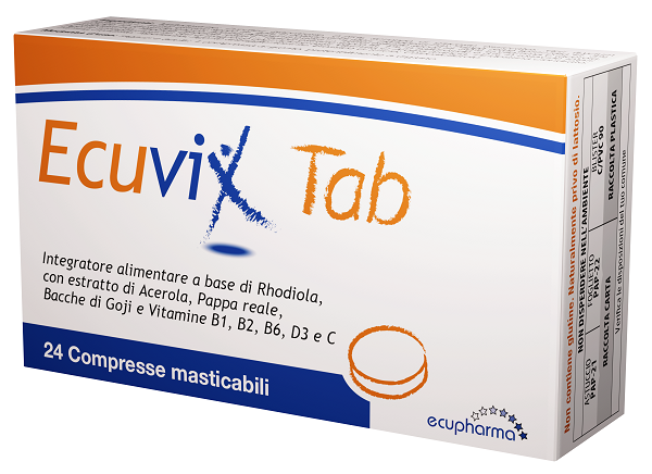 ECUVIX TAB 24 COMPRESSE MASTICABILI - Farmacia Puddu Baire S.r.l.
