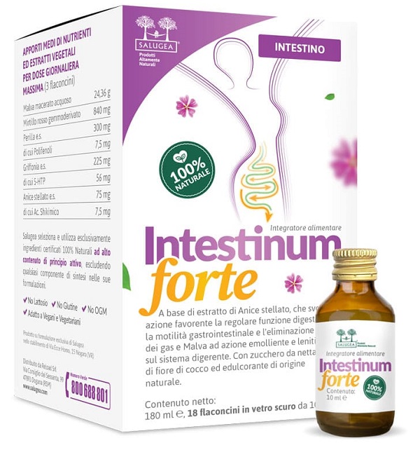 SALUGEA INTESTINUM FORTE 18 FLACONCINI DA 10 ML - Farmacia Puddu Baire S.r.l.