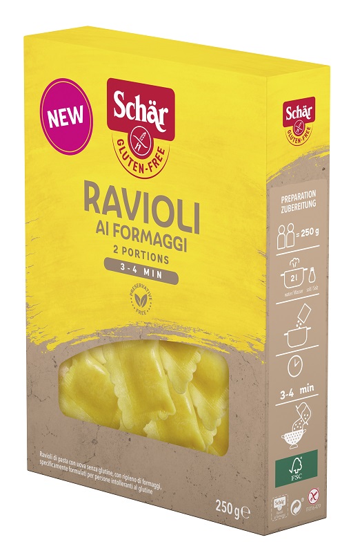 SCHAR RAVIOLI AI FORMAGGI 250 G - Farmacia Puddu Baire S.r.l.