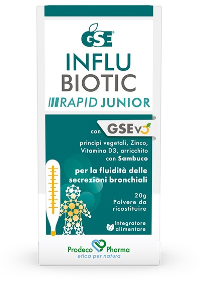 GSE INFLUBIOTIC RAPID JUNIOR 20 G - Farmacia Puddu Baire S.r.l.