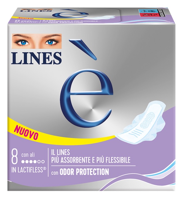 LINES E' ALI DOWNCOUNT 8 PEZZI - Farmacia Puddu Baire S.r.l.