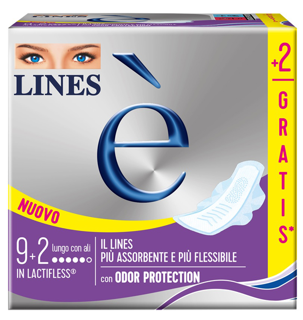 LINES E' LUNGO CARRY PACK 9 + 2 PEZZI - Farmacia Puddu Baire S.r.l.