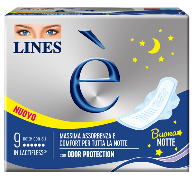 LINES E' NOTTE CARRY PACK 9 PEZZI - Farmacia Puddu Baire S.r.l.