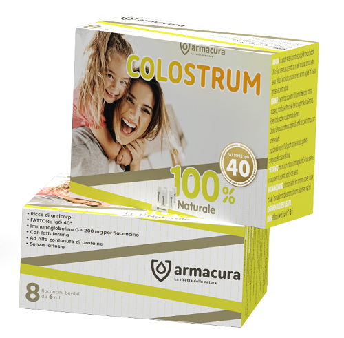 ARMACURA COLOSTRUM 8 FLACONCINI 6 ML - Farmacia Puddu Baire S.r.l.