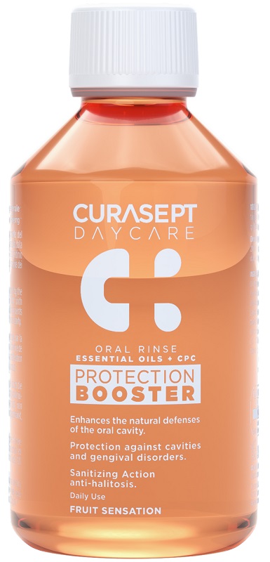 CURASEPT DAYCARE COLLUTORIO PROTECTION BOOSTER FRUIT SENSATION 250 ML - Farmacia Puddu Baire S.r.l.