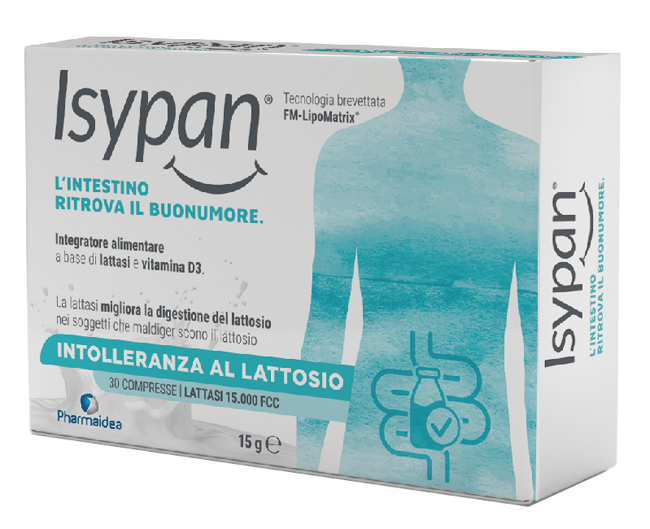 ISYPAN INTOLLERANZA LATTOSIO 30 COMPRESSE - Farmacia Puddu Baire S.r.l.