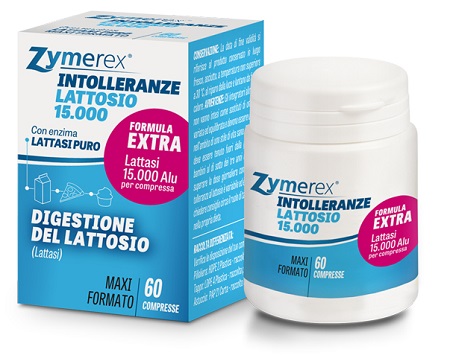 ZYMEREX INTOLLERANZE LATTOSIO 15000 60 COMPRESSE - Farmacia Puddu Baire S.r.l.