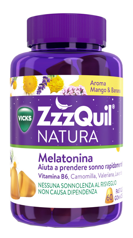 ZZZQUIL NATURA MANGO & BANANA 60 PASTIGLIE GOMMOSE - Farmacia Puddu Baire S.r.l.