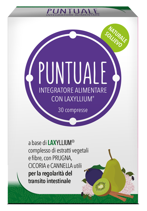 PUNTUALE CON LAXYLLIUM 30 COMPRESSE - Farmacia Puddu Baire S.r.l.