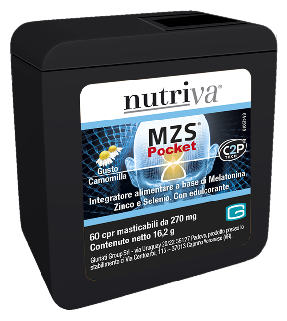 NUTRIVA MZS POCKET 60 COMPRESSE MASTICABILI - Farmacia Puddu Baire S.r.l.