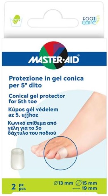 PROTEZIONE CONICA MASTER-AID FOOTCARE 5 DITO 2 PEZZI C3 - Farmacia Puddu Baire S.r.l.