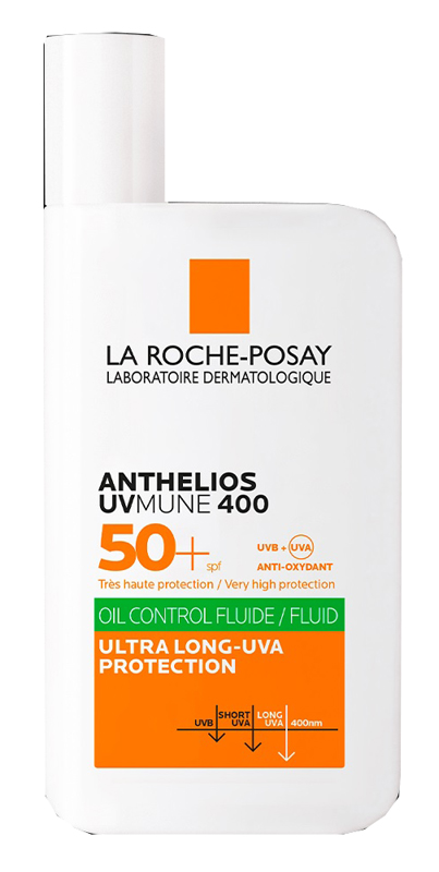 ANTHELIOS FLUIDO OIL CONTROL COLORATO UVMUNE SPF50+ 50 ML - Farmacia Puddu Baire S.r.l.