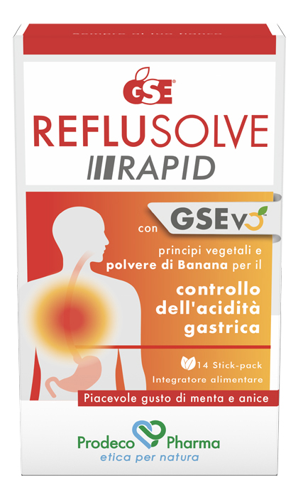 GSE REFLUSOLVE RAPID 14 STICK PACK - Farmacia Puddu Baire S.r.l.