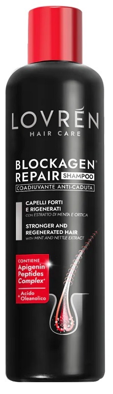 LOVREN HAIR CARE BLOCKAGEN REPAIR SHAMPOO COADIUVANTE ANTI-CADUTA 250 ML - Farmacia Puddu Baire S.r.l.