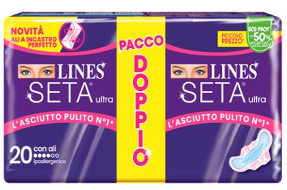 LINES SETA ULTRA ASSORBENTI ALI VP 20 PEZZI - Farmacia Puddu Baire S.r.l.