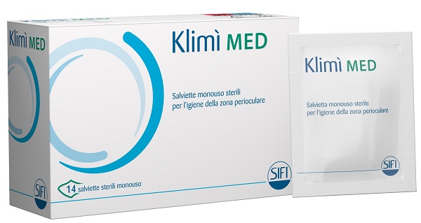 KLIMI' MED DETERGENTE PERIOCULARE 14 SALVIETTINE STERILI MONOUSO - Farmacia Puddu Baire S.r.l.