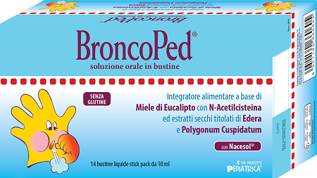 BRONCOPED SOLUZIONE ORALE 14 BUSTINE STICK PACK DA 10 ML - Farmacia Puddu Baire S.r.l.