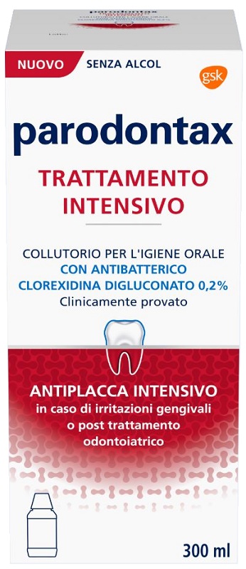 PARODONTAX TRATTAMENTO INTENSIVO CLOREXIDINA 0,2% - Farmacia Puddu Baire S.r.l.