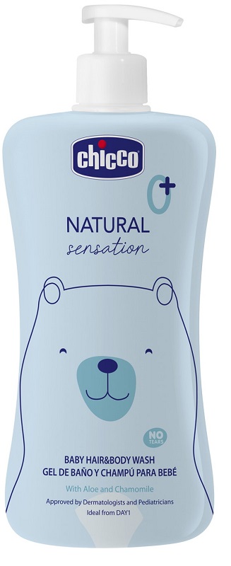 CHICCO NATURAL SENSATION BAGNO SHAMPOO 500 ML - Farmacia Puddu Baire S.r.l.