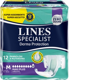 PANNOLONE MUTANDINA LINES SPECIALIST DERM AP L 12 PEZZI - Farmacia Puddu Baire S.r.l.