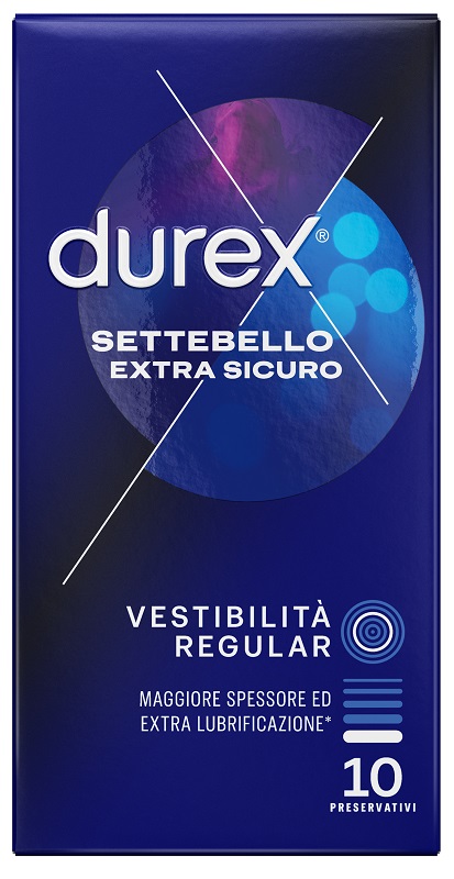 PROFILATTICO DUREX SETTEBELLO EXTRA SICURO 10 PEZZI - Farmacia Puddu Baire S.r.l.