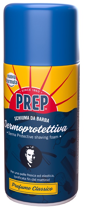 PREP SCHIUMA BARBA DERMOPROTETTIVA PROFUMO CLASSICO 300 ML - Farmacia Puddu Baire S.r.l.