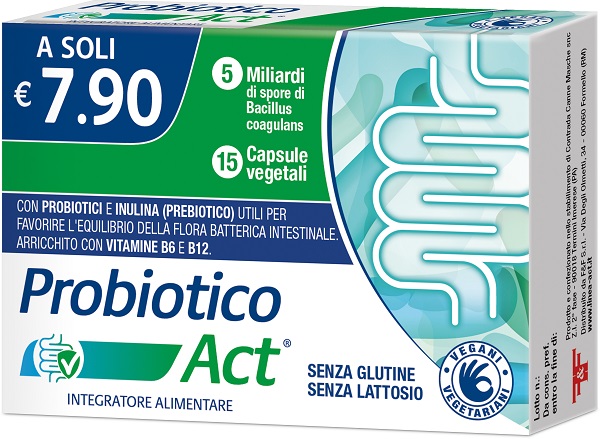 PROBIOTICO ACT 15 CAPSULE VEGETALI - Farmacia Puddu Baire S.r.l.