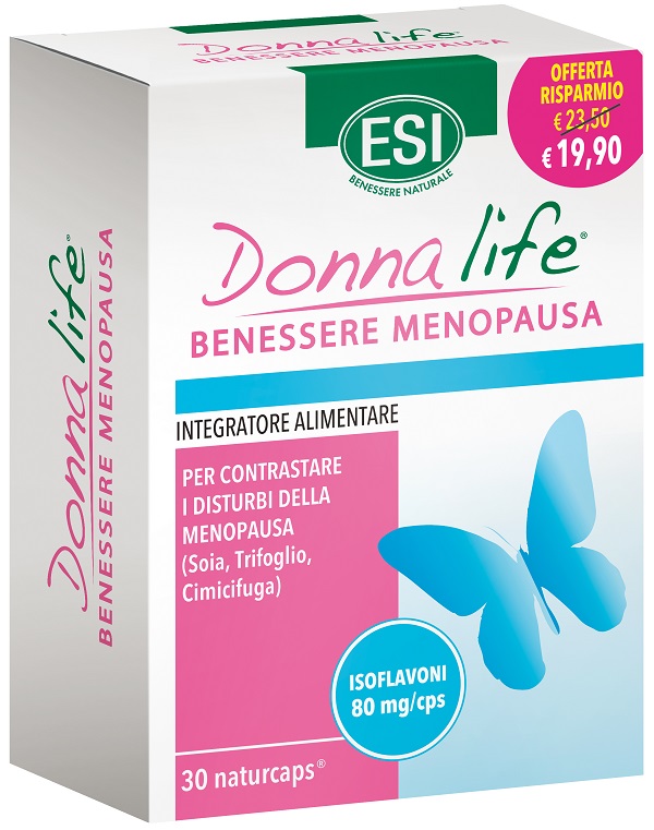 ESI DONNA LIFE MENOPAUSA OFFERTA 30 NATURCAPS - Farmacia Puddu Baire S.r.l.