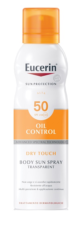 EUCERIN SUN SPRAY TOCCO SECCO SPF50 200 ML - Farmacia Puddu Baire S.r.l.